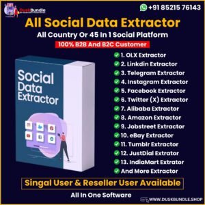 Social Data Extractor With Resell Rights