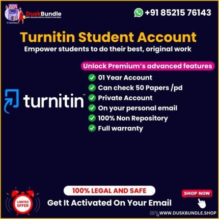Turnitin Student Account
