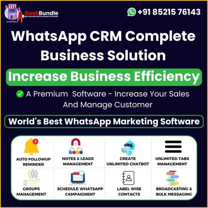 WhatsApp CRM Software