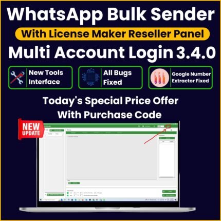 Latest Version WhatsApp Bulk Sender Software Wasender 3.4.0