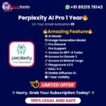Perplexity AI Pro – 1 Year Subscription 🤖🚀