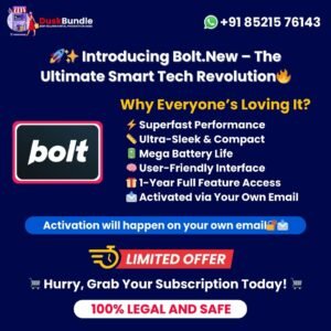 Bolt.New Pro Plan 1 Year