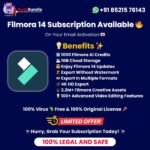 Filmora 14 Subscription